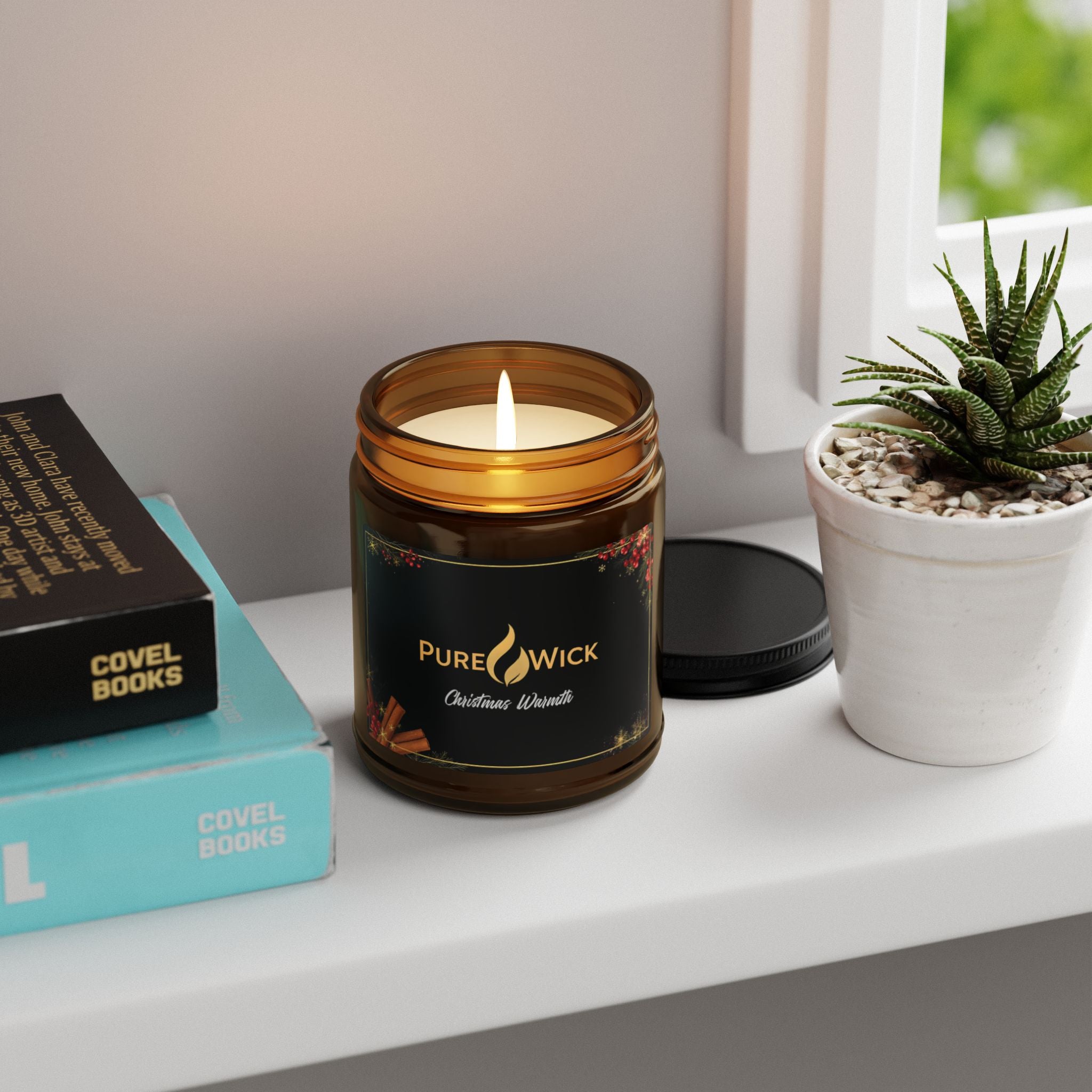 PureWick Amber Jar Candle Christmas Warmth 9oz