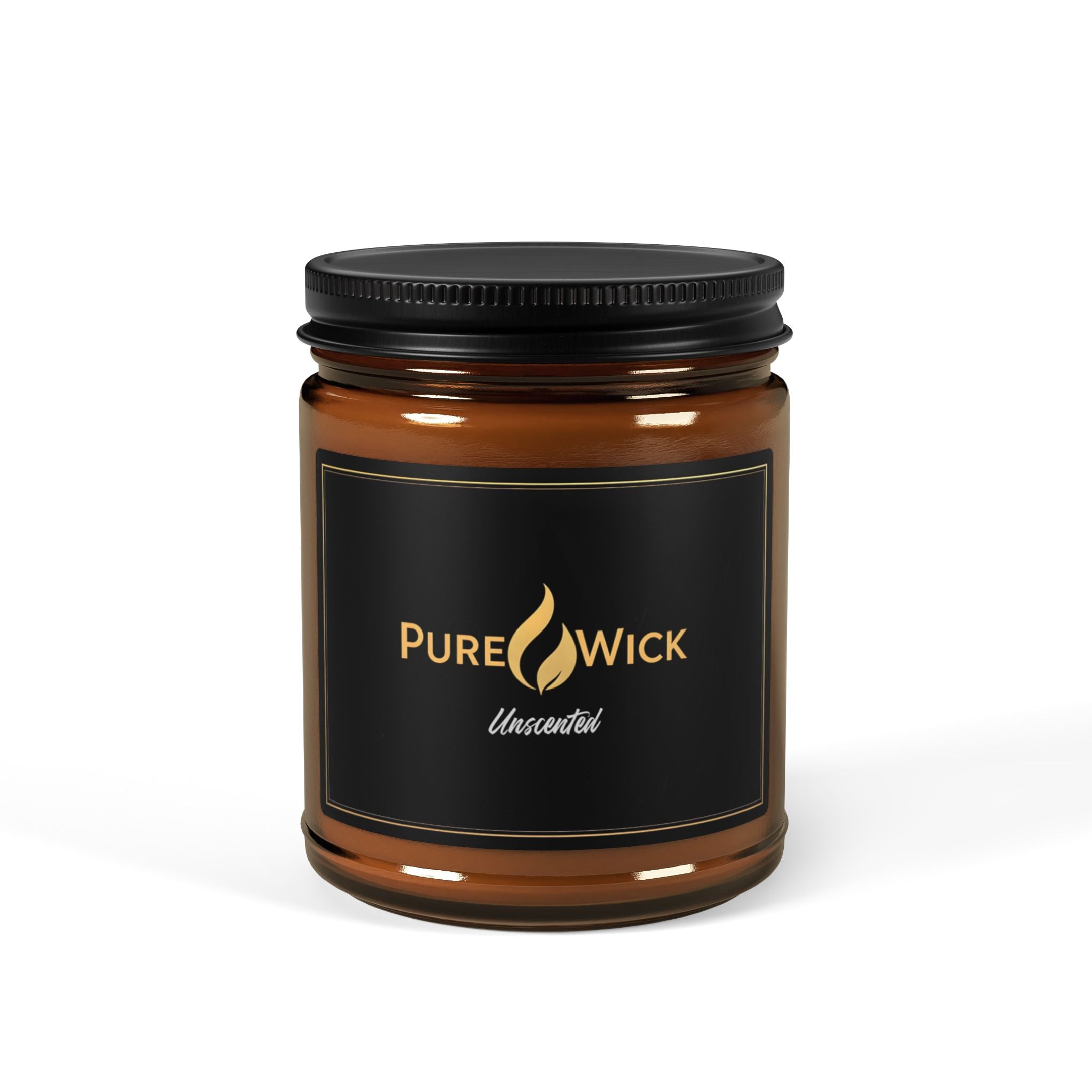 PureWick Amber Jar Candle Unscented 9oz