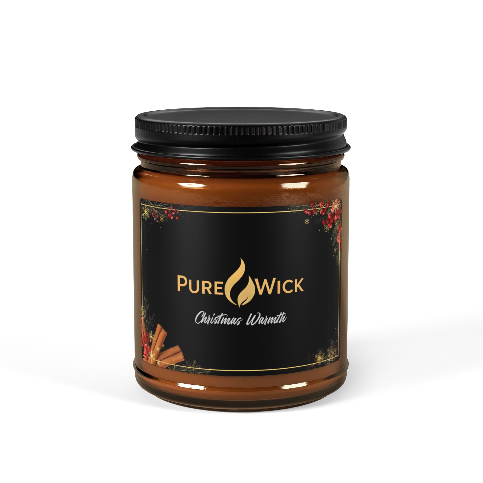 PureWick Amber Jar Candle Christmas Warmth 9oz