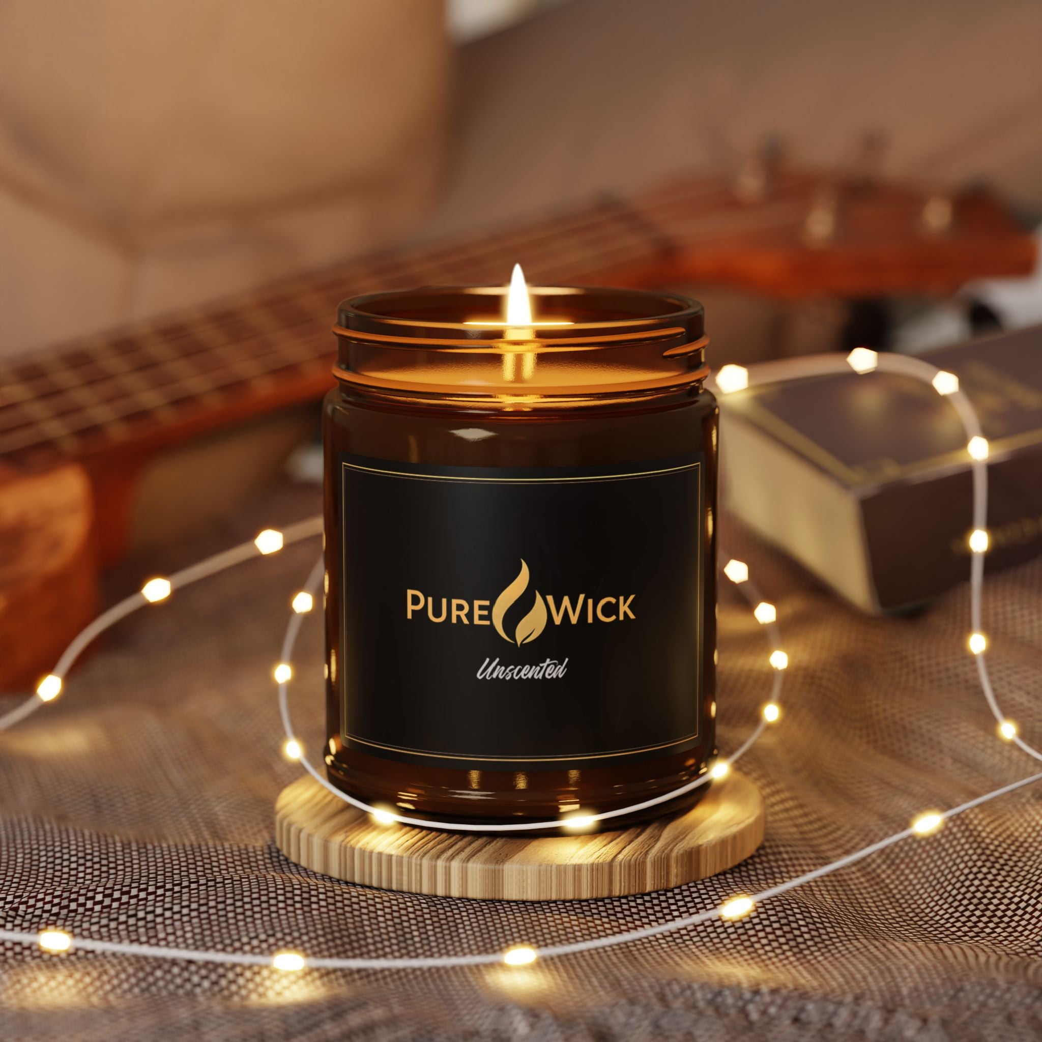 PureWick Amber Jar Candle Unscented 9oz