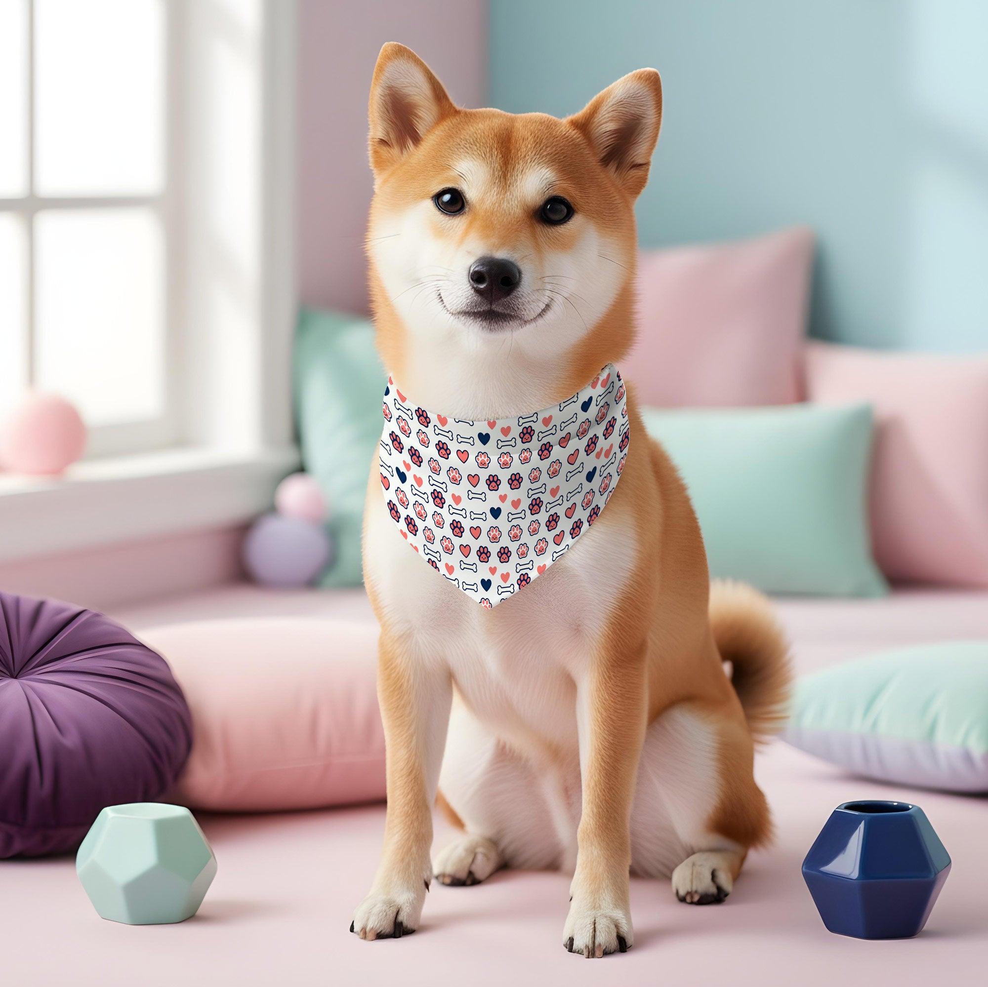 Pawfect Kawaii Dog Bandana Collar