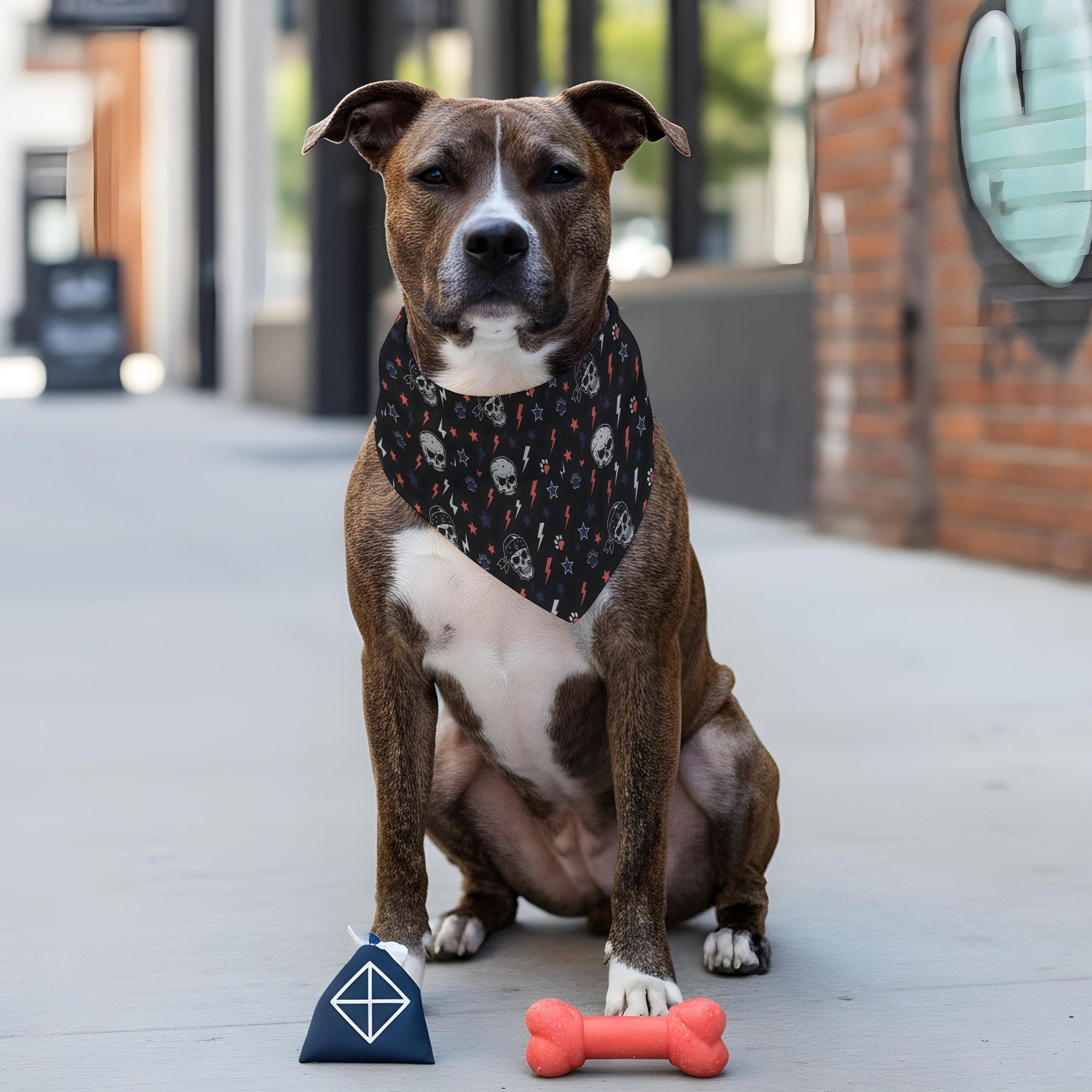 Rebel Pup Dog Bandana Collar